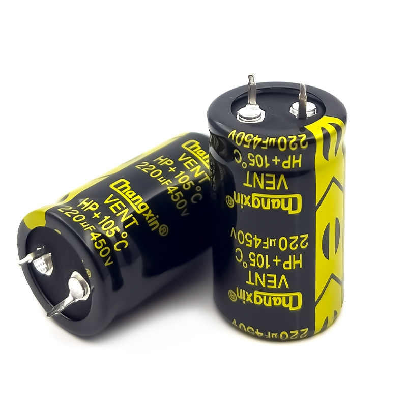 Changxin 450V 220µF дълготраен електролитен кондензатор за захранване