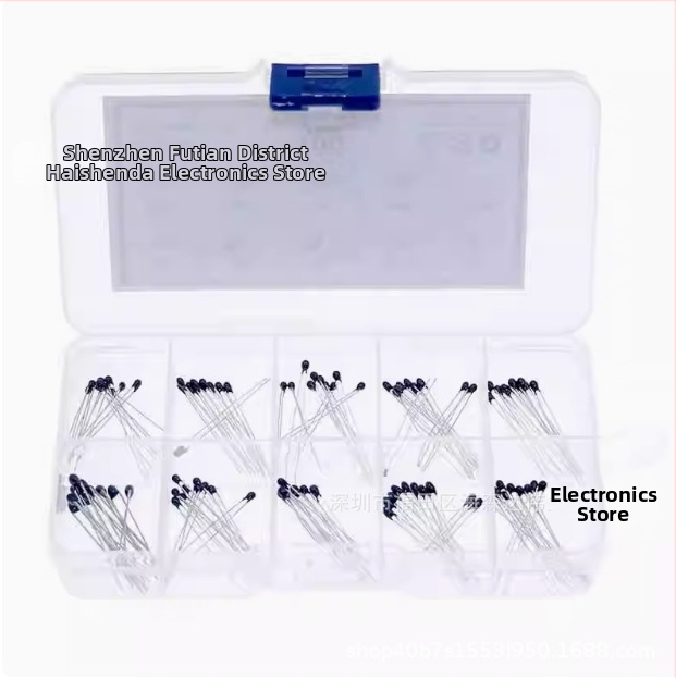 MF52 NTC термистор, глава за измерване, отрицателен температурен коефициент, 1 kΩ–100 kΩ, 100 бр., смесени спецификации