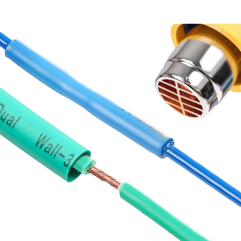 Лепяща термоусадна тръба с двойно стенно тяло, полиеолефин, VW-1 огнеустойчивост, -55°C до 125°C