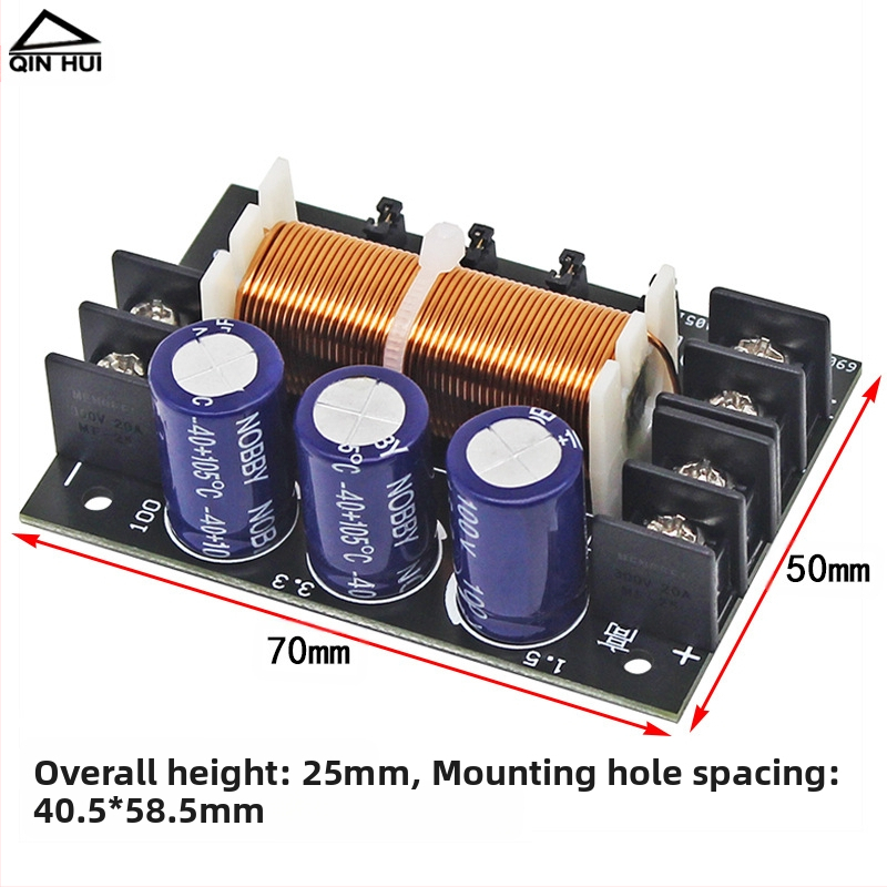 Δίδρομος ρυθμιζόμενος διαχωριστής σημάτων για Hi‑Fi ηχεία, 400W, εξάρτημα ήχου υψηλής πιστότητας (Μοντέλο 3216, Μάρκα Diligent Rain)