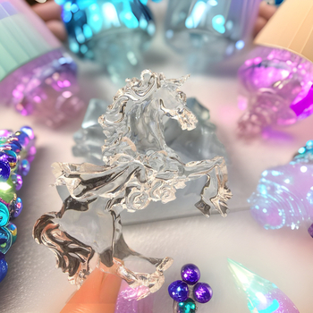 Φόρμα σιλικόνης για fondant με σχέδια μονόκερος και Πήγασος, τετράγωνη φόρμα ψησίματος, Daily use