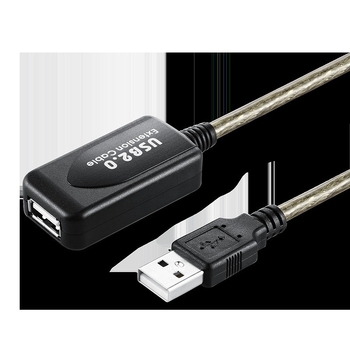 USB удължителен кабел, конектор USB A мъжки към USB A женски, медна сърцевина, медни кабели, съвместим с различни компютри, тегло 0.7 кг