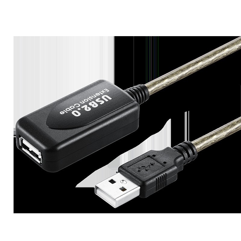 USB удължителен кабел, конектор USB A мъжки към USB A женски, медна сърцевина, медни кабели, съвместим с различни компютри, тегло 0.7 кг