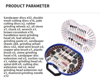 Комплект за електрически шлайф и гравиращи аксесоари, 276PC, за дърво, бижута и камъни (jade) – марка Compound Interest