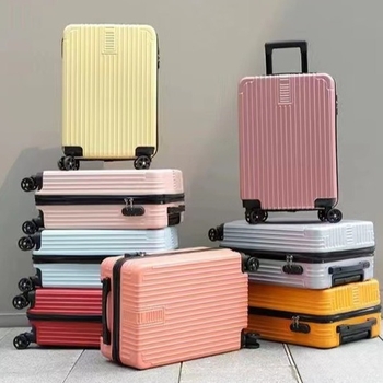 ABS bagažinė rankiniam bagažui su užtrauktuku, universaliais ratukais, didelė talpa