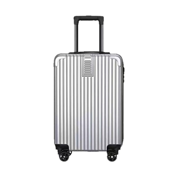 ABS bagažinė rankiniam bagažui su užtrauktuku, universaliais ratukais, didelė talpa