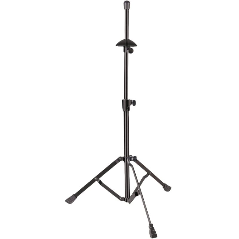 Тромбонова стойка, желязна конструкция, регулируема височина, триъгълна рамка, лесно се сгъва