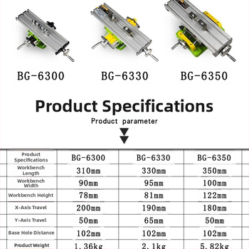 Mini snažni precizni križni stol s učvršćivanjem (aluminijska legura; težina 1800; stol za učvršćivanje)