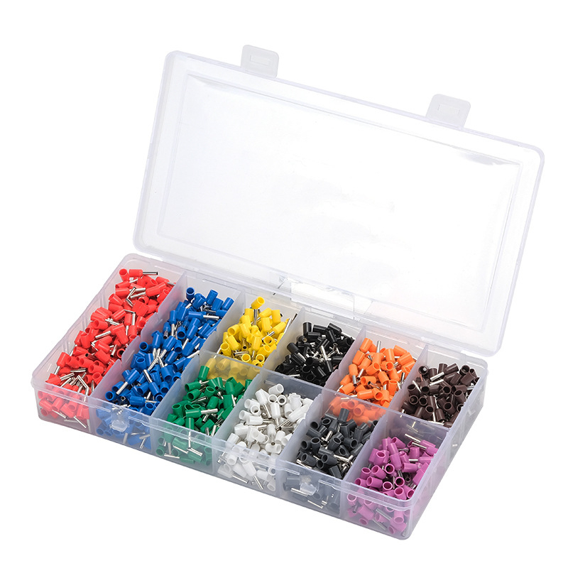 Kaiser VE1508 terminalų rinkinys kabeliams ir laidams, 1200 vienetų derinamas rinkinys