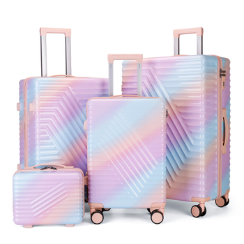 PP σκληρού περιβλήματος βαλίτσα με ροδάκια, χωρητικότητα 36–55 L, δυνατότητα επέκτασης, τηλεσκοπική λαβή, απλό συνδυαστικό κλείδωμα