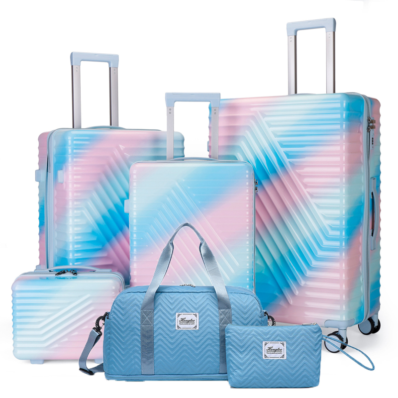 PP σκληρού περιβλήματος βαλίτσα με ροδάκια, χωρητικότητα 36–55 L, δυνατότητα επέκτασης, τηλεσκοπική λαβή, απλό συνδυαστικό κλείδωμα