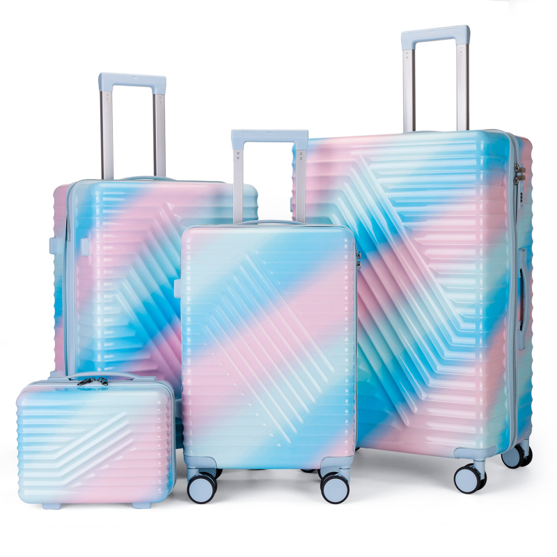 PP σκληρού περιβλήματος βαλίτσα με ροδάκια, χωρητικότητα 36–55 L, δυνατότητα επέκτασης, τηλεσκοπική λαβή, απλό συνδυαστικό κλείδωμα