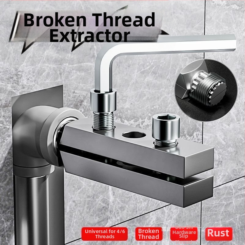 Инструмент за ремонт на кран - ъглов клапан, извличане на резби, тръбни работи (Код на продукта: Other; Модел: Other; Област на приложение: Строителство)