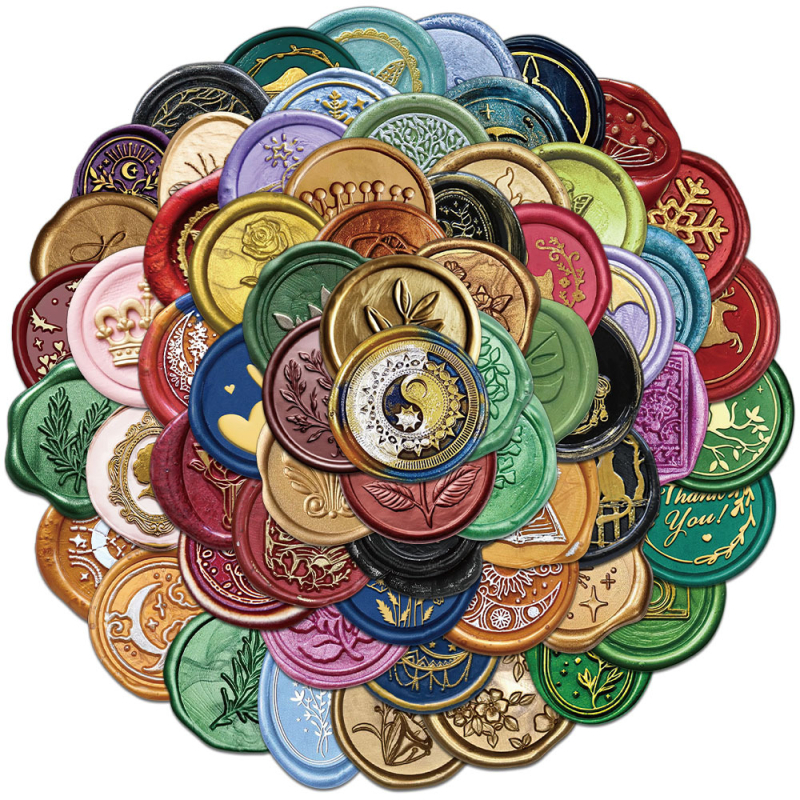 Sticker készlet, 64 lap, DIY aranyos rajzfilm-stílusú matricák noteszekhez, telefontokokhoz és poharakhoz - Márka: Pick Up Music - Ragasztható: Igen - Gyártási mód: Nyomtatás