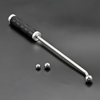 Rolă de reparație a deformărilor pentru instrumente de suflat din oțel inoxidabil, cu 3 bile și mâner metalic