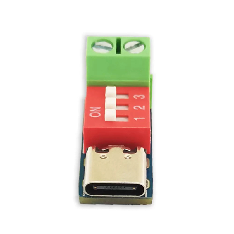 PD тест платка за бързо зареждане с регулируемо напрежение 5–20V и въртящ се превключвател, PD и QC съвместимост