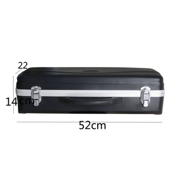 Кутия за музикални инструменти, компактна PVC кутия за малки инструменти (PVC; компактен инструментален калъф; есен 2023 издание; домашно съхранение)