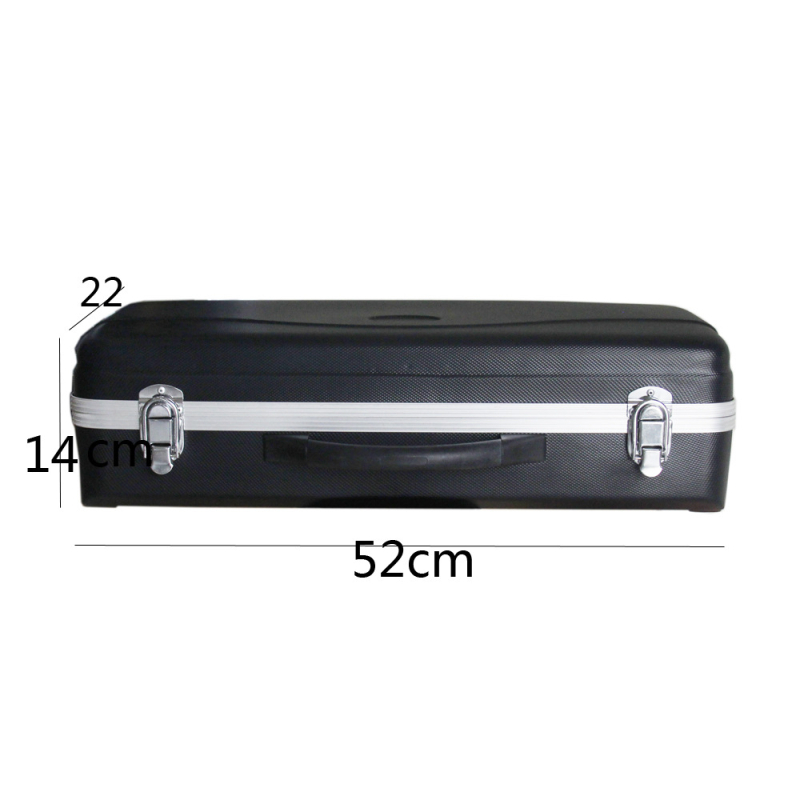 Кутия за музикални инструменти, компактна PVC кутия за малки инструменти (PVC; компактен инструментален калъф; есен 2023 издание; домашно съхранение)