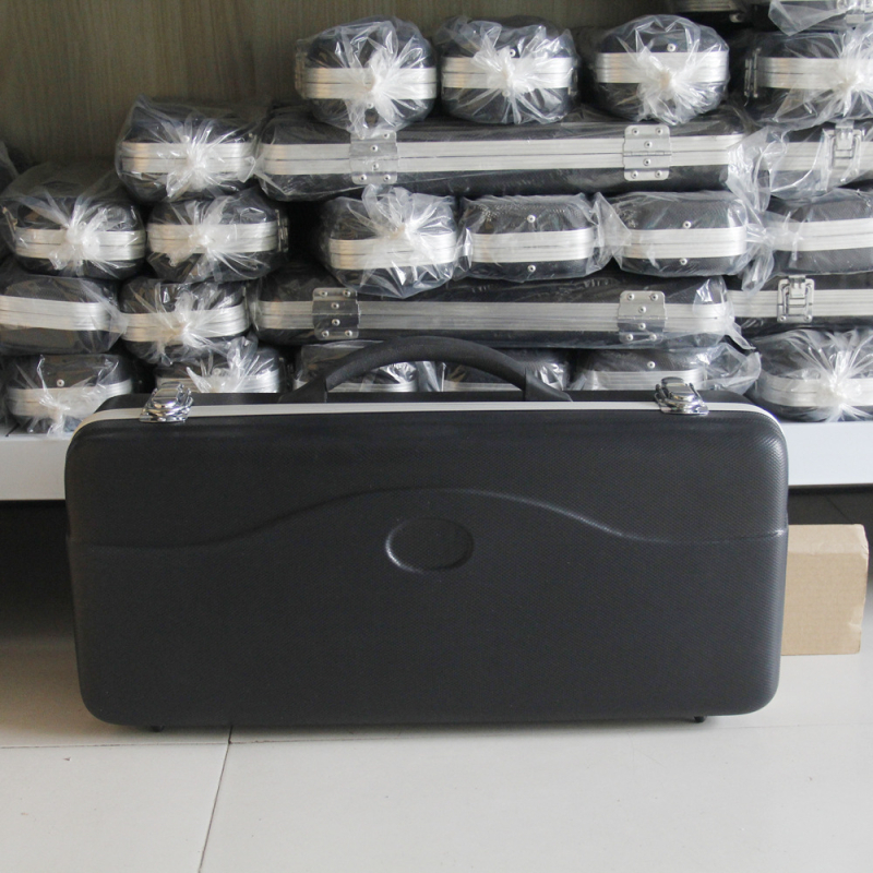 Кутия за музикални инструменти, компактна PVC кутия за малки инструменти (PVC; компактен инструментален калъф; есен 2023 издание; домашно съхранение)