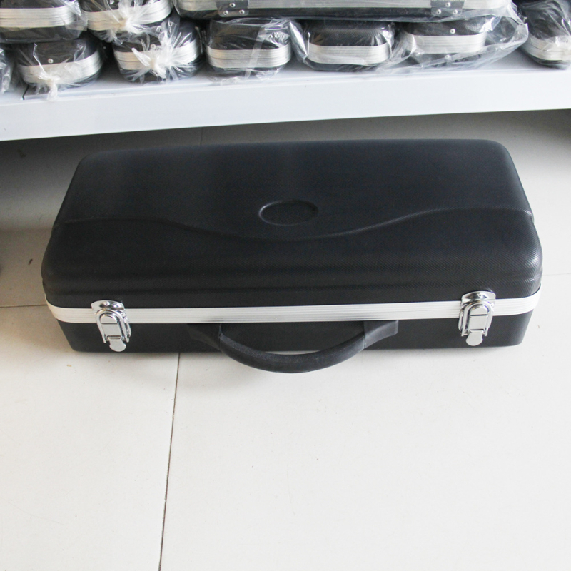 Кутия за музикални инструменти, компактна PVC кутия за малки инструменти (PVC; компактен инструментален калъф; есен 2023 издание; домашно съхранение)