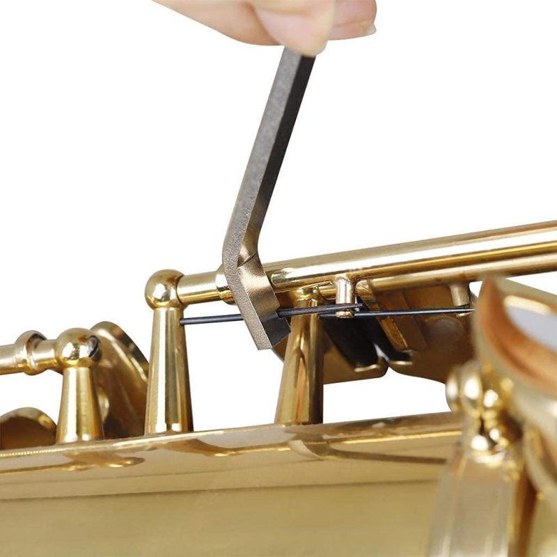 Комплект за ремонт на саксофон — метален набор отвертки за духови инструменти, опаковка OPP