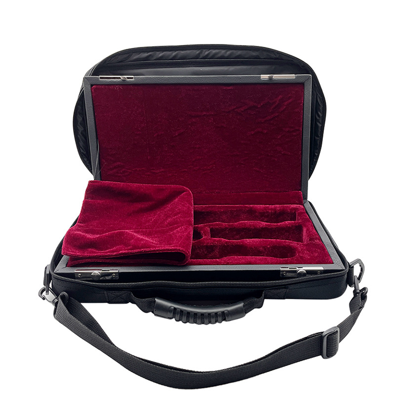 Carcasă pentru oboi cu husă din pânză și cutie din lemn pentru instrumente muzicale (Material: husă din pânză + cutie din lemn; Origine: Hebei; Brand: Fără marcă; Utilizare: instrumente muzicale)