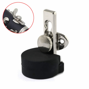 Регулируем държач за палец за кларинет и обой с силиконова подложка, неръждаема стомана + гума, 14 g, OPP пакет