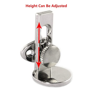 Регулируем държач за палец за кларинет и обой с силиконова подложка, неръждаема стомана + гума, 14 g, OPP пакет