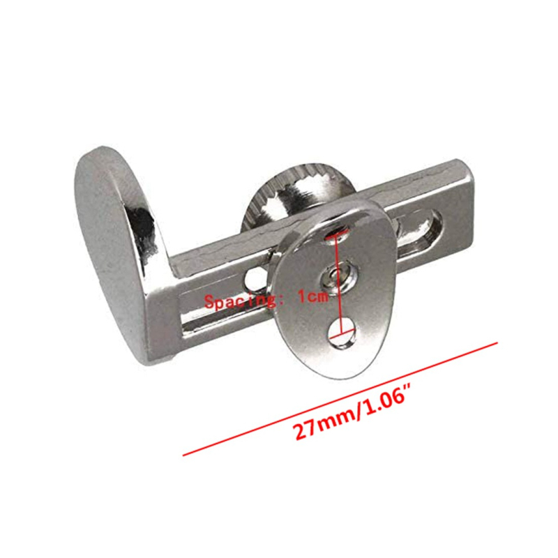 Регулируем държач за палец за кларинет и обой с силиконова подложка, неръждаема стомана + гума, 14 g, OPP пакет