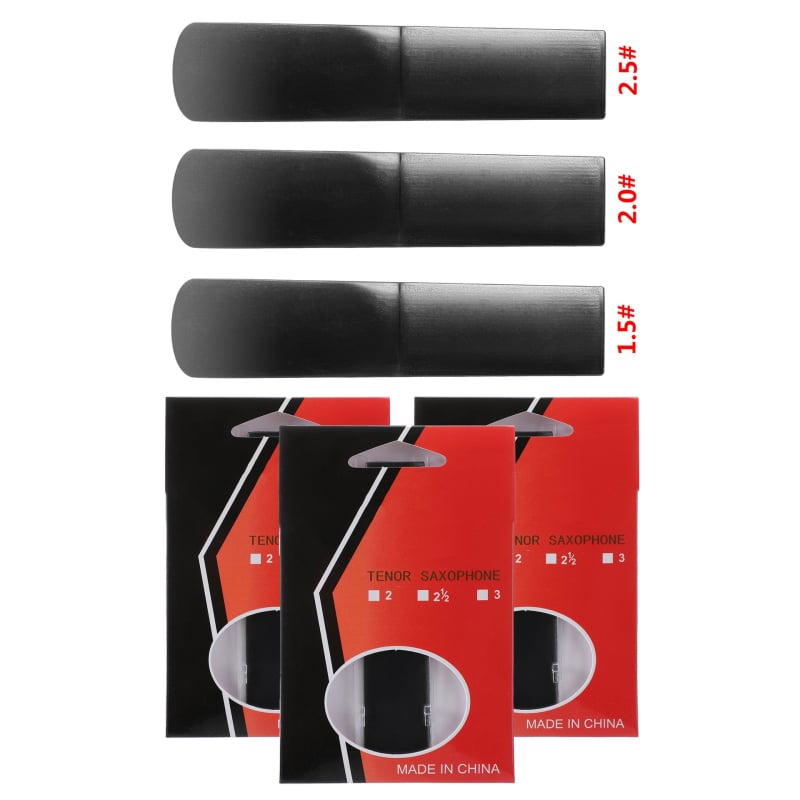 3-dielny rezínový set pre tenor saxofón s tvrdosťou 1,5, 2,0, 2,5