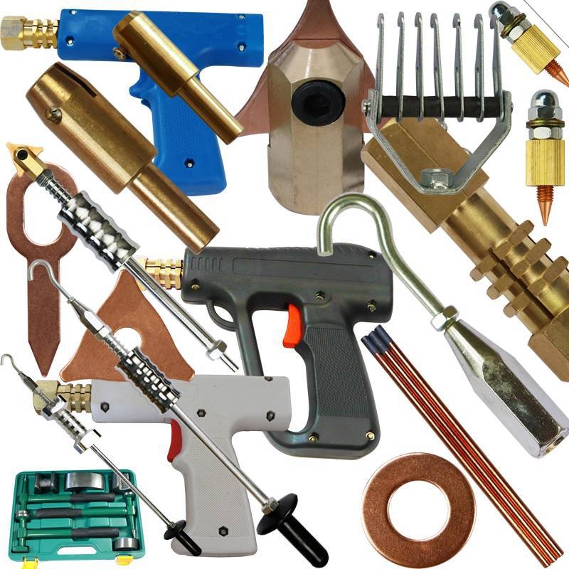 Тип 1 Инструмент за ремонт на автомобилни ламарини и заваръчни аксесоари, Junpeng XGP-1846, тежък триъгълен дърпач със заключваща глава