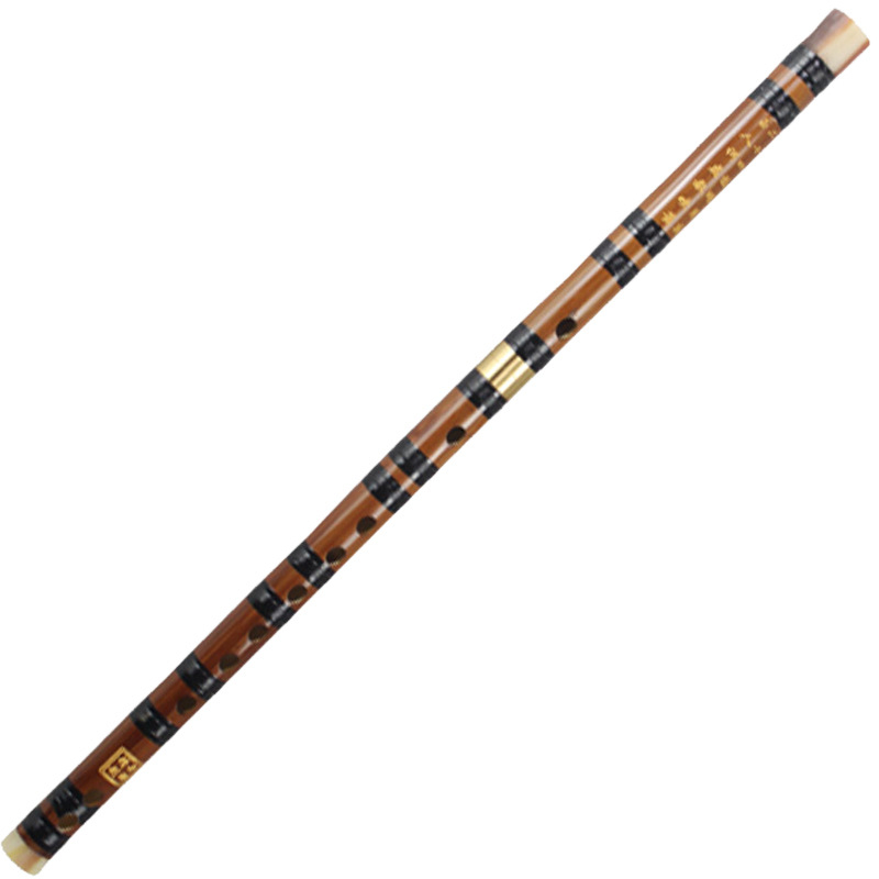 Dana 882 dviejų dalių bambusinė fleita su flanelės dėklu