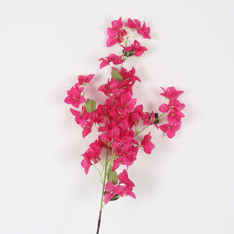 Dirbtinis bougainvillea žiedas iš šilko — namų dekorui, vestuvėms ir fotografijos rekvizitams — stilizavimas, reljefas, įpurškimo liejimas, ekrano spausdinimas; Įvairovė 18904525367