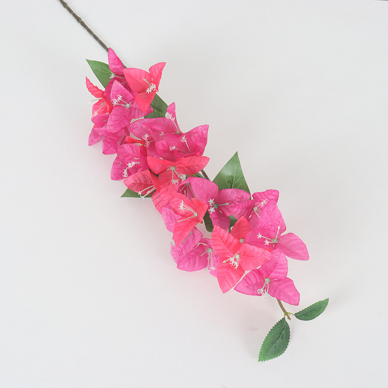 Dirbtinis bougainvillea žiedas iš šilko — namų dekorui, vestuvėms ir fotografijos rekvizitams — stilizavimas, reljefas, įpurškimo liejimas, ekrano spausdinimas; Įvairovė 18904525367