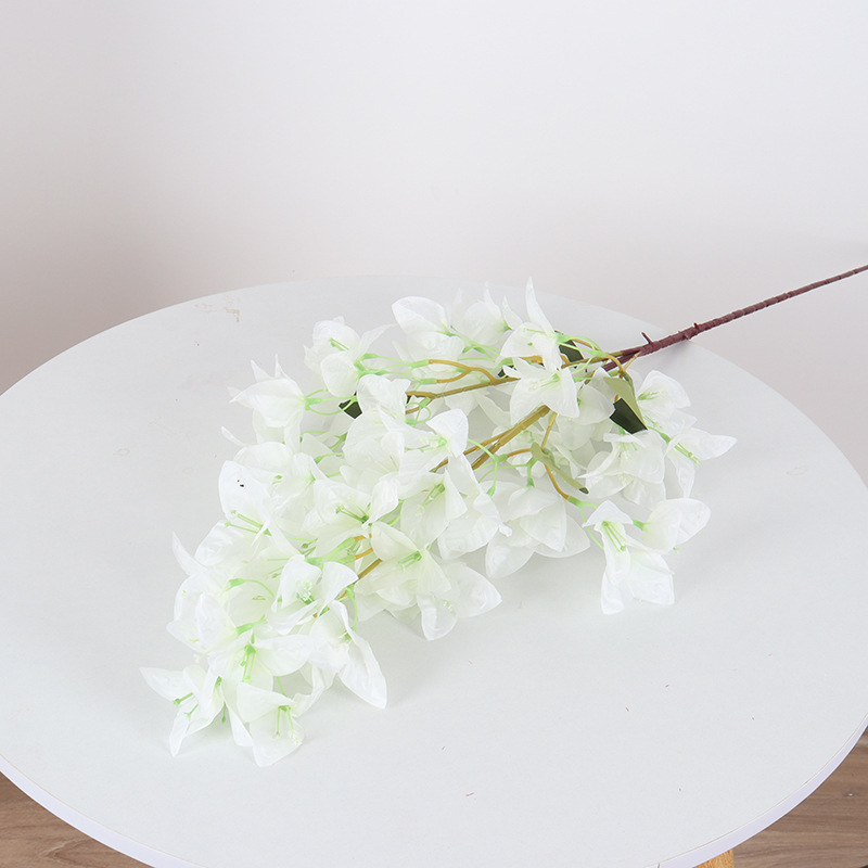 Dirbtinis bougainvillea žiedas iš šilko — namų dekorui, vestuvėms ir fotografijos rekvizitams — stilizavimas, reljefas, įpurškimo liejimas, ekrano spausdinimas; Įvairovė 18904525367