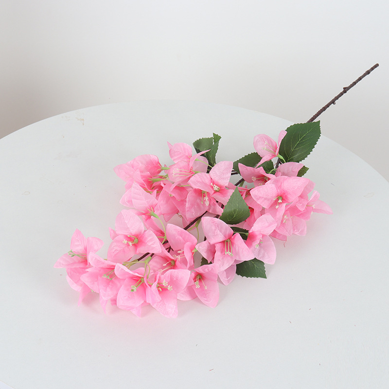 Dirbtinis bougainvillea žiedas iš šilko — namų dekorui, vestuvėms ir fotografijos rekvizitams — stilizavimas, reljefas, įpurškimo liejimas, ekrano spausdinimas; Įvairovė 18904525367