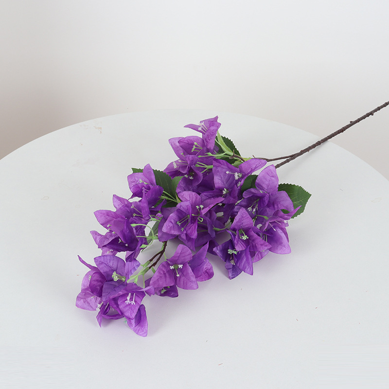 Dirbtinis bougainvillea žiedas iš šilko — namų dekorui, vestuvėms ir fotografijos rekvizitams — stilizavimas, reljefas, įpurškimo liejimas, ekrano spausdinimas; Įvairovė 18904525367