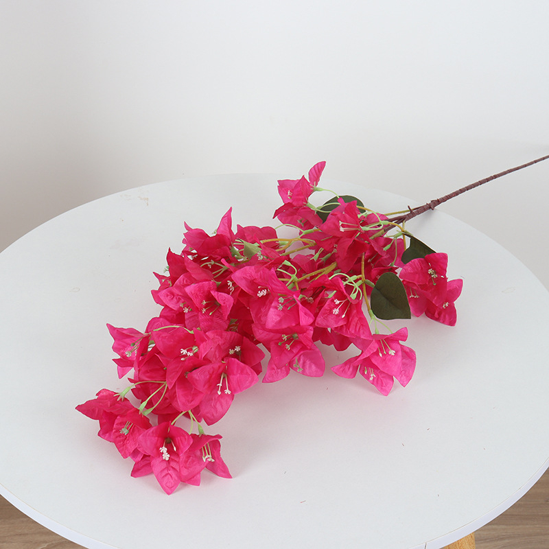 Dirbtinis bougainvillea žiedas iš šilko — namų dekorui, vestuvėms ir fotografijos rekvizitams — stilizavimas, reljefas, įpurškimo liejimas, ekrano spausdinimas; Įvairovė 18904525367