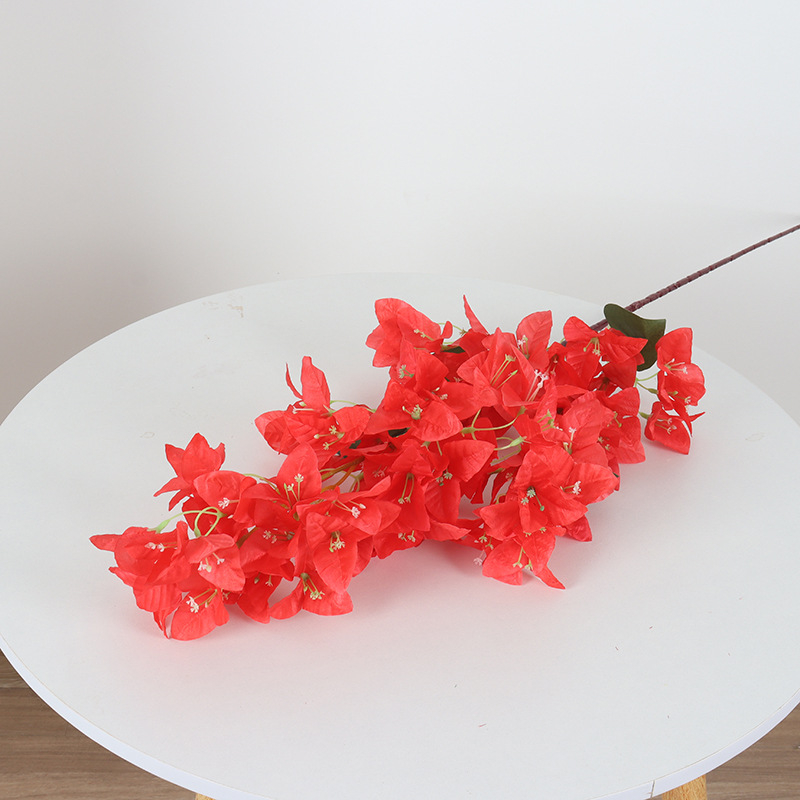 Dirbtinis bougainvillea žiedas iš šilko — namų dekorui, vestuvėms ir fotografijos rekvizitams — stilizavimas, reljefas, įpurškimo liejimas, ekrano spausdinimas; Įvairovė 18904525367