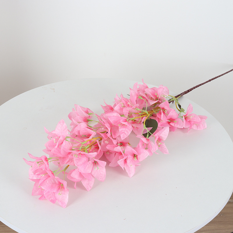 Dirbtinis bougainvillea žiedas iš šilko — namų dekorui, vestuvėms ir fotografijos rekvizitams — stilizavimas, reljefas, įpurškimo liejimas, ekrano spausdinimas; Įvairovė 18904525367