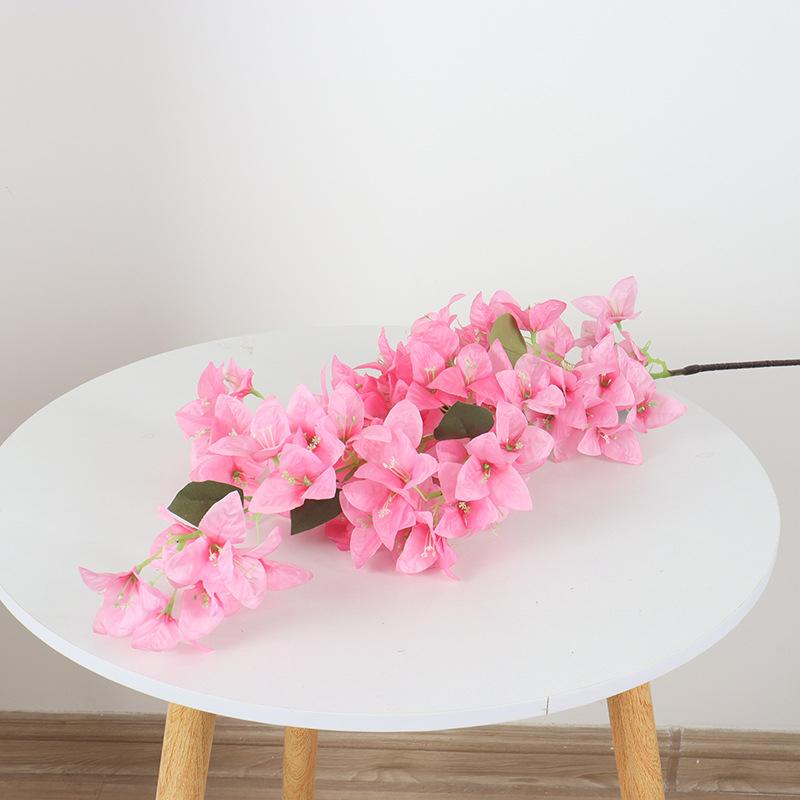 Dirbtinis bougainvillea žiedas iš šilko — namų dekorui, vestuvėms ir fotografijos rekvizitams — stilizavimas, reljefas, įpurškimo liejimas, ekrano spausdinimas; Įvairovė 18904525367