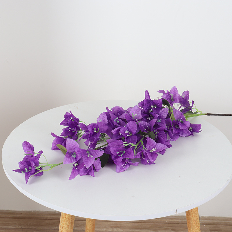 Dirbtinis bougainvillea žiedas iš šilko — namų dekorui, vestuvėms ir fotografijos rekvizitams — stilizavimas, reljefas, įpurškimo liejimas, ekrano spausdinimas; Įvairovė 18904525367