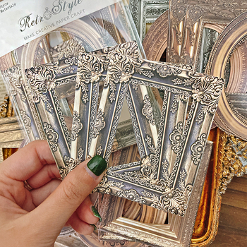 Скрапбук хартия с ретро куха граница за DIY албуми — Материал: хартия; Форма: Scrapbook; Модел: R3116