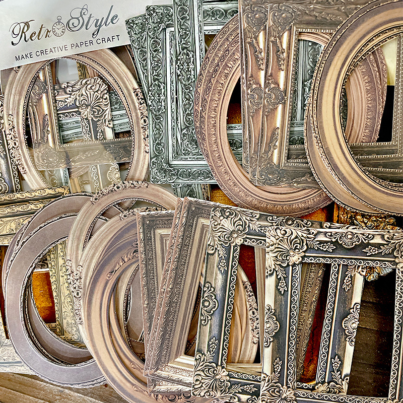 Скрапбук хартия с ретро куха граница за DIY албуми — Материал: хартия; Форма: Scrapbook; Модел: R3116