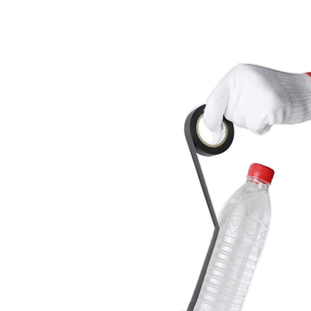 Електрическа изолационна лента, PVC, ултра тънка, огнеустойчива и водоустойчива, едностранна, с подложка за обелване, 10 ролки