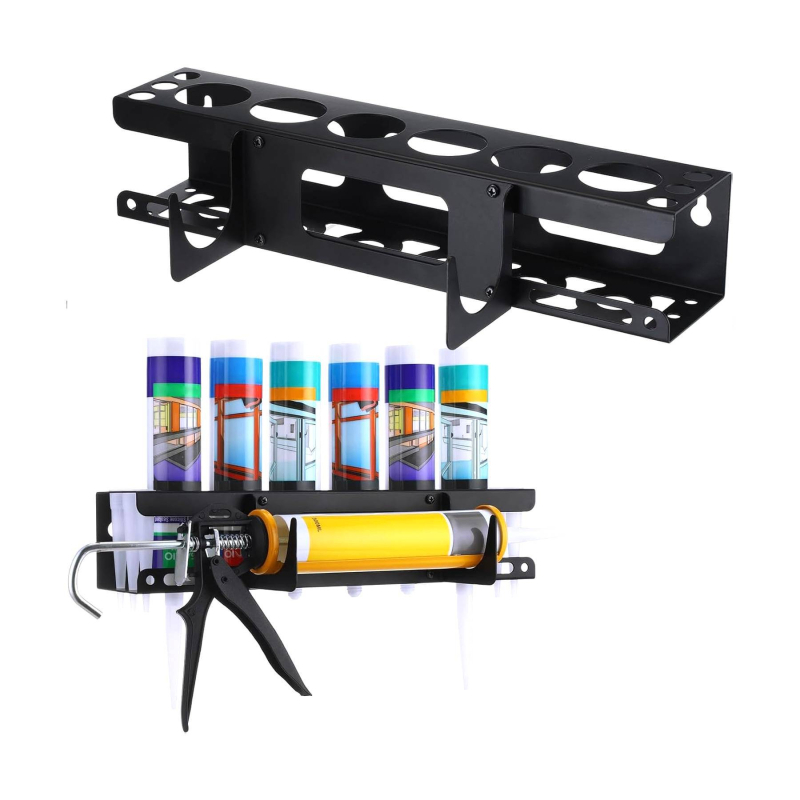 Željezni stalak za oružje, 2 etaže, moderan minimalistički dizajn, vijčana ugradnja, kuhinjsko skladištenje (Željezo; 2 etaže; Moderan minimalistički dizajn; Vijčana ugradnja; Kuhinjsko skladištenje)