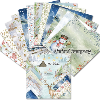 DIY άλμπουμ/σκραπμποκ φόντο χαρτί — μονόπλευρο μοτίβο PA2011, Μοντέλο 2011, χωρίς κόλλα, έτοιμο για δώρο