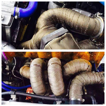 Išmetimo vamzdžio šilumos izoliacijos medžiaga – vata šilumine izoliacija; aukštos temperatūros atsparumas iki 1200°C; garso izoliacija visam automobiliui; prekės ženklas: Lingsheng sound insulation cotton.