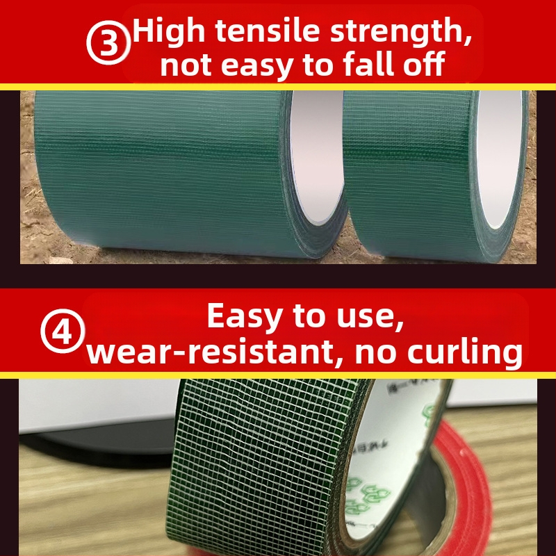 Лента за ремонт на брезент с платнена основа – ширина 4.8 см; дължина 10/20 м; лепило: горещо стопление; за ремонт на брезенти и водоустойчиви платове