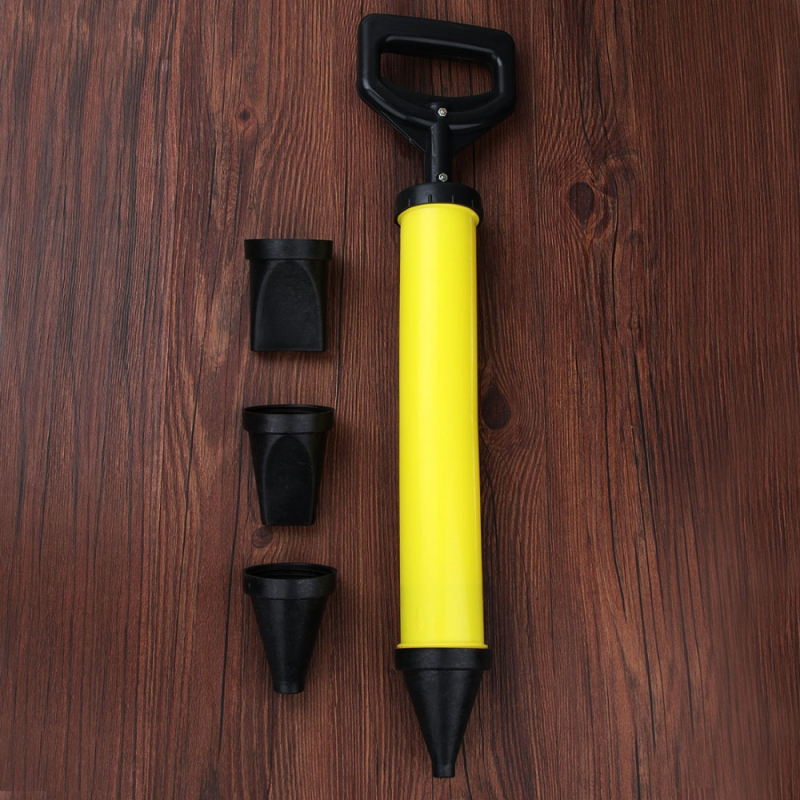 Tmelovacia pištoľ Model 002 – PP, určená na cementové škáry, vhodná pre bezpečnostné dvere, možnosť prispôsobenia